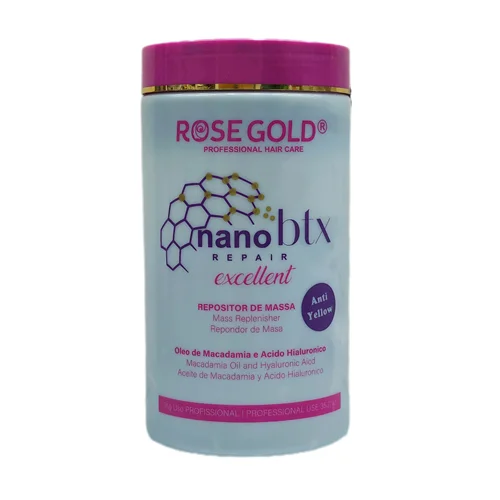 نانو بوتاکس ضد زردی رزگلد ساخت برزیل nano botox rose gold