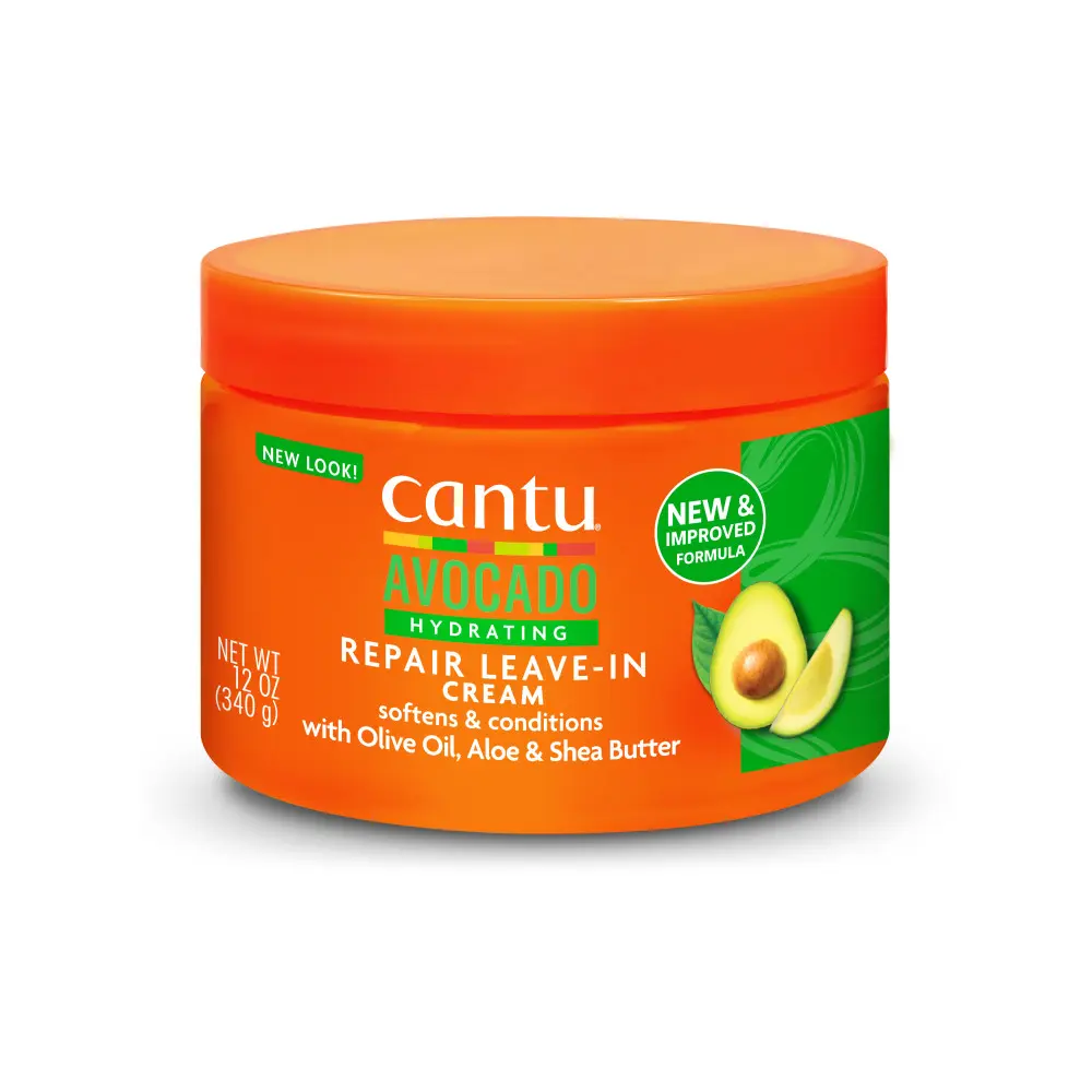 نرم کننده بعد از حمام آبرسان و ترمیم کننده آووکادو کنتو Cantu Hydrating Leave In Repair Avocado 340g