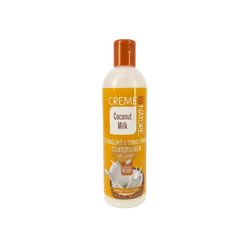 نرم کننده گره بازکن و آبرسان شیر نارگیل کرم آف نیچر CREME of NATURE