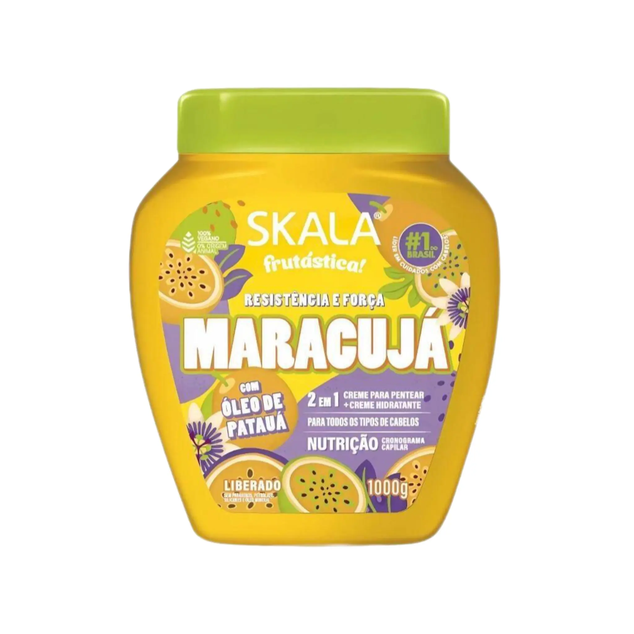 کرم مو اسکالا Maracujá پشن فروت 2 در 1 با روغن پاتائواSKALA Brasil Maracuja Passion Fruit 1000g