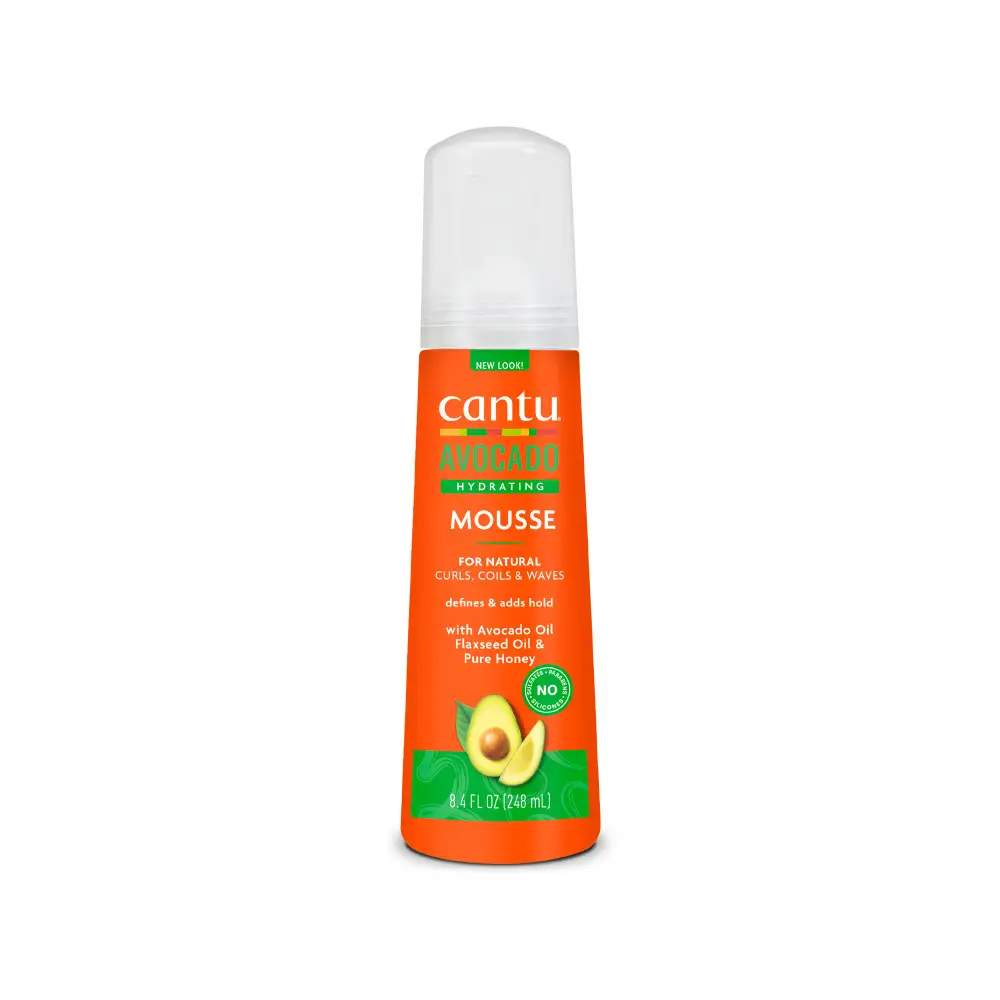 موس مو حالت دهنده آووکادو کنتو Cantu Hydrating Styling Mousse Avocado Oil 248ml