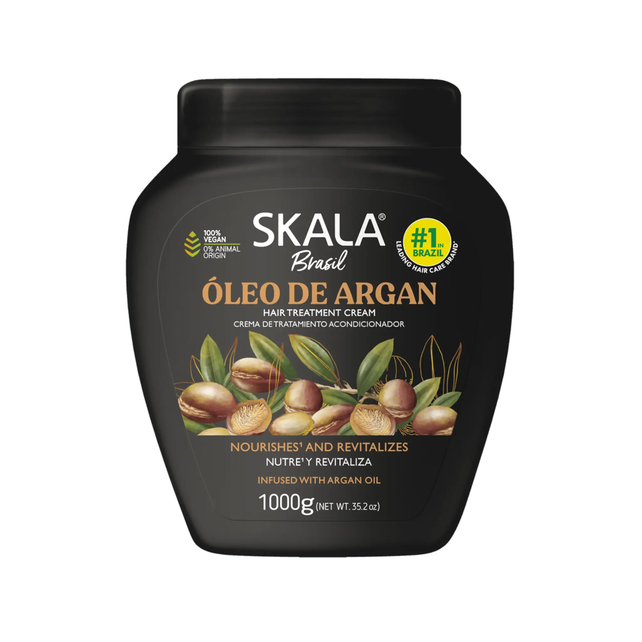 ماسک داخل حمام ترمیم و مغذی موهای خشک و کدر آرگان اسکالا Skala Expert Oleo De Argan Hair Treatment Cream 1000g