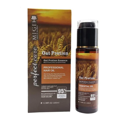 روغن مو پروتئین رسان و بدون سولفات جو دوسر میگ Mige Oat Protein Hair Oil