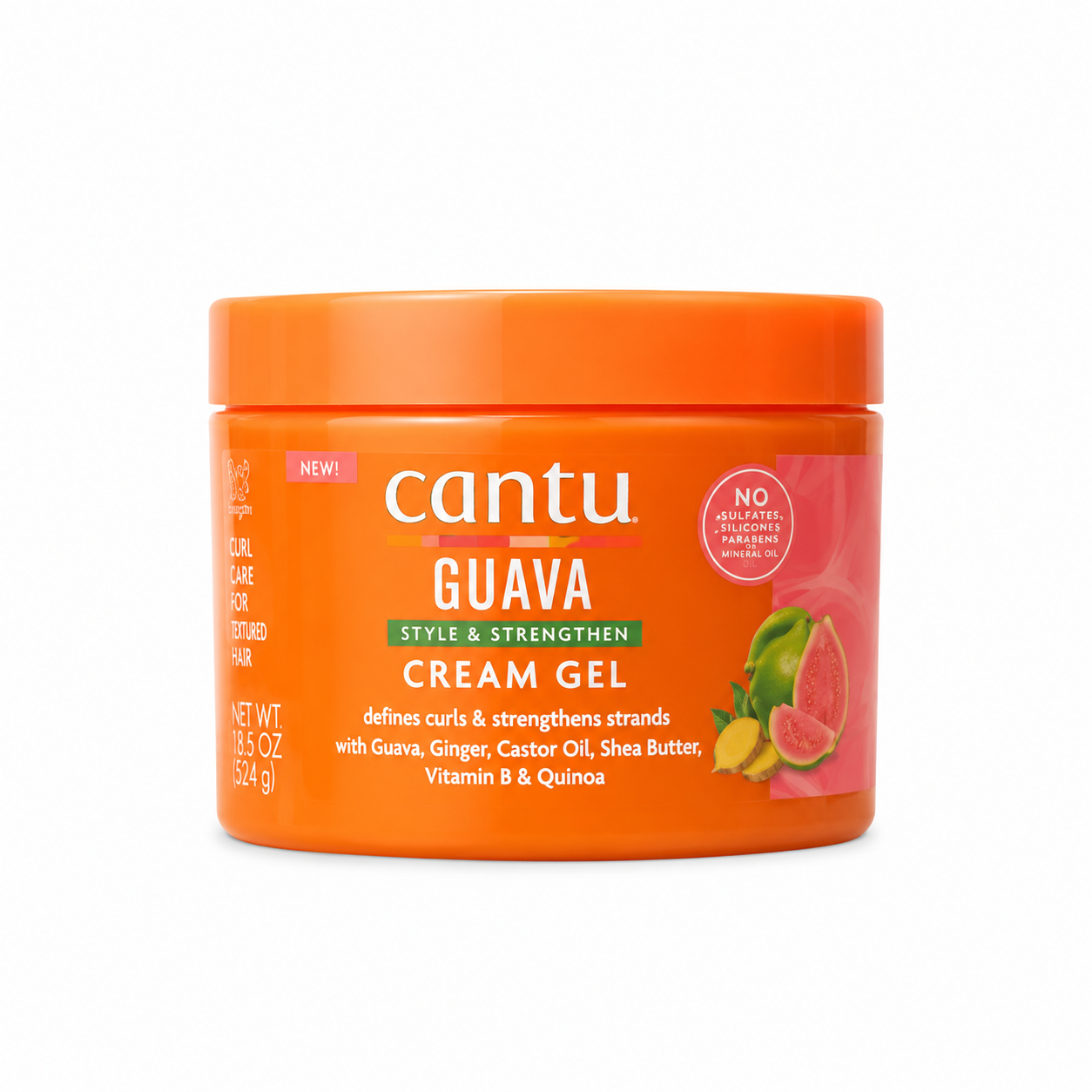 ژل کرم گواوا کنتو مناسب استایل موهای فر CANTU GUAVA CREAM GEL